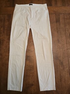 Crosby Seersucker Striped Cropped Pants, Women's Size 8 – Excellent Condition